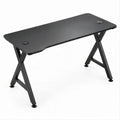 Czarne biurko z blatem MDF 120 x 60 x 75 cm